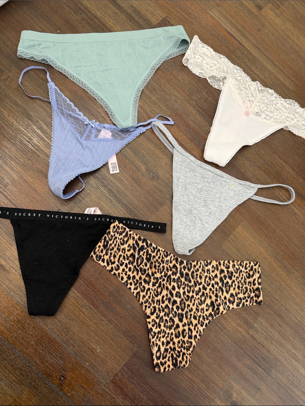 Victoria K Leopard Print Thong - Tan & Black